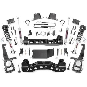 imageRough Country 6 Suspension Lift Kit wN3 Struts for 2014 Ford F150 4WD  57531