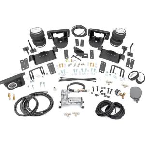imageRough Country Air Spring Kit with Onboard Air Compressor for Ford F150 20212025  Minimizes Trailer Sway Prevents Bottoming Out