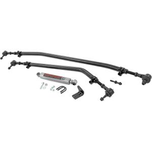 imageRough Country HD Steering Kit for Jeep Wrangler JL 20182025 Gladiator JT 20202025  Steering Kit amp Stabilizer