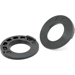 imageRough Country Rear Coil Spring Correction Plates for Jeep Wrangler JK amp Unlimited 20072018 for 356 Lift Kits