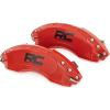 imageRough Country Brake Caliper Covers for Toyota Tacoma 20242025 TRD SportTRD Off RoadLimitedTRD Pro  Red Corrosion Resistant Finish Aluminum Front amp Rear Brake Caliper Cover Set of 4