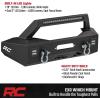imageRough Country EXO Winch Mount System for Chevy Silverado 1500 20222026  Includes 20in LED Light Bar Dual 2in LED Cubes DRings