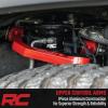 imageRough Country Forged Aluminum Upper Control Arms for Ford Ranger 20242025 with 35 Lift 2Pack SilverRed Arms