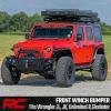 imageRough Country FullWidth Front Winch Bumper for Jeep Gladiator JT amp Wrangler JKJL 20072026  HeavyDuty Bumper wLED Lights DRingsBumper Only