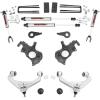 imageRough Country 35 Lift Kit wN3 Shocks for Chevy Silverado amp GMC Sierra 2500HD3500HD 20112019 wFactory Rear Overload Springs  Silver Control ArmsV2 Shocks  Silver Arms