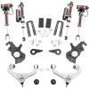 imageRough Country 35 Lift Kit wN3 Shocks for Chevy Silverado amp GMC Sierra 2500HD3500HD 20112019 wFactory Rear Overload Springs  Silver Control ArmsVertex Shocks  Silver Arms