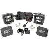 imageRough Country Dual 2 LED Ditch Light Kit for Toyota Tundra 20222025  2 2in Black Series LED Cubes Spot Beam