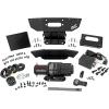imageRough Country Winch Mount with RS4500S Winch for Polaris RZR XP 1000  BoltOn Mounting Plate with 4500 LB Synthetic Rope Winch