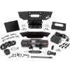 imageRough Country Winch Mount with RS6500S Winch for Polaris RZR XP 1000  BoltOn Mounting Plate with 6500 LB Synthetic Rope Winch