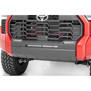 imageRough Country 20 LED Bumper Kit for Toyota Tundra 20222025  Slimline 20inch LED Light Bar 7200Lumen OffRoad Flood Beam BehindGrille Factory Fit