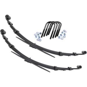 imageRough Country 3 Rear Leaf Springs for 19741983 Jeep Cherokee SJ  8023Kit