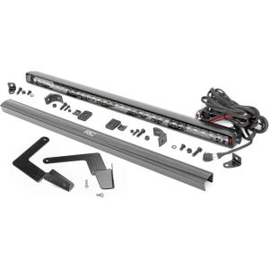 imageRough Country 30 LED Light Bar Kit for Toyota Tacoma 20162023  Bumper Mount 165W Spectrum Series 14850 Lumens Combo Spot amp Flood Beam