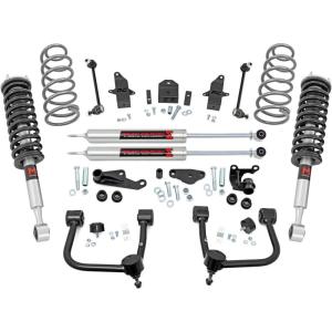 imageRough Country 35 Lift Kit with N3 Struts amp N3 Rear Shocks for Toyota Tacoma 4WD 20242025  Forged Aluminum Upper Control ArmsM1 Struts  M1 Shocks