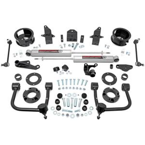imageRough Country 35 Lift Kit with N3 Struts amp N3 Rear Shocks for Toyota Tacoma 4WD 20242025  Forged Aluminum Upper Control ArmsStrut Spacers  N3 Rear Shocks