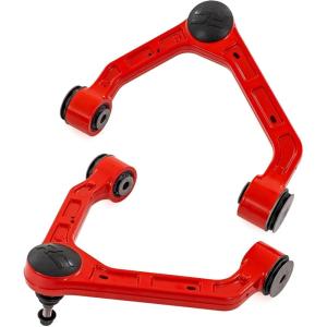 imageRough Country Forged Aluminum Upper Control Arms for Chevy Colorado amp GMC Canyon 20232026 OE Upgrade Red Finish 2PackRed Finish