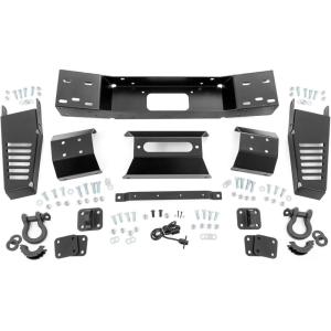 imageRough Country Hidden Winch Mount for 20222024 Toyota Tundra  72003