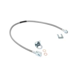 imageRough Country Rear Stainless Steel Brake Lines for 8706 Jeep TJYJXJ  89703