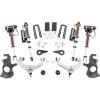 imageRough Country 35 Lift Kit for 20112019 ChevyGMC 25003500 2WD4WD  95740Vertex Shocks  Silver Arms