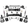 imageRough Country 7 Suspension Lift Kit with Strut SpacersN3 Shocks for Chevy Silverado amp GMC Sierra 1500 2WD 20142018 wStock Cast Alu or Stamped Steel Control Arms