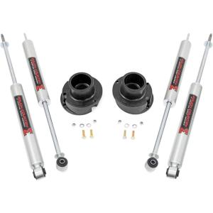 imageRough Country 25 Inch Leveling Kit with M1 Monotube Shocks for Ram 2500 201420243500 20132024  RR Coil Spring