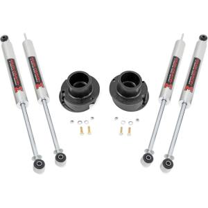 imageRough Country 25 Inch Leveling Kit with M1 Monotube Shocks for Ram 2500 201420243500 20132024  RR Leaf Spring