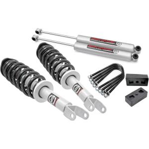 imageRough Country 25 Suspension Lift Kit with Lifted N3 Struts amp N3 Rear Shocks for Dodge Ram 1500 20062008  Run up to 33 Tires