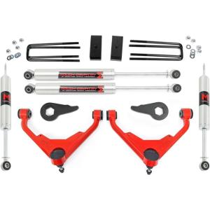 imageRough Country 3 Lift Kit for 20012010 ChevyGMC 2500HD  FT Codes  85940RED