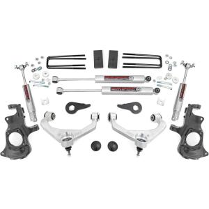 imageRough Country 35 Lift Kit for 20112019 ChevyGMC 25003500 2WD4WD  95730
