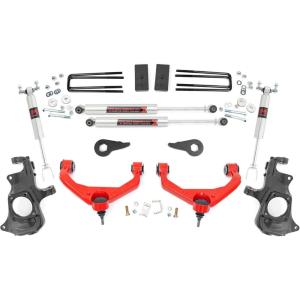 imageRough Country 35 Lift Kit for 20112019 ChevyGMC 25003500 2WD4WD  95740RED