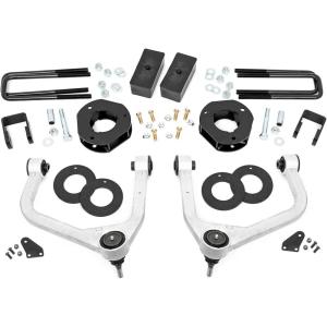 imageRough Country 35 Lift Kit for 20192024 ChevyGMC 1500 wAdaptive Ride  29601