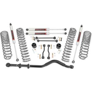 imageRough Country 35 Lift Kit with M1R Reservoir Shocks for Jeep Gladiator JT 20202023  Fits up to 37 Tires Easy Bolton InstallationM1 Shocks