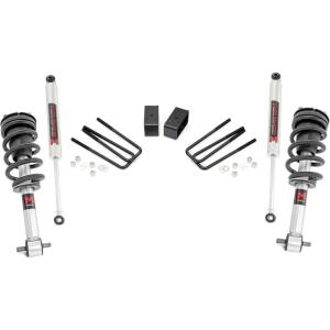 imageRough Country 35 Suspension Lift Kit with Strut SpacersN3 Rear Shocks for Chevy Silverado amp GMC Sierra 1500 20072013 2WDM1 StrutsM1 Rear Shocks