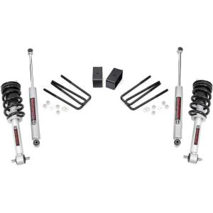 imageRough Country 35 Suspension Lift Kit with Strut SpacersN3 Rear Shocks for Chevy Silverado amp GMC Sierra 1500 20072013 2WDN3 StrutsN3 Rear Shocks