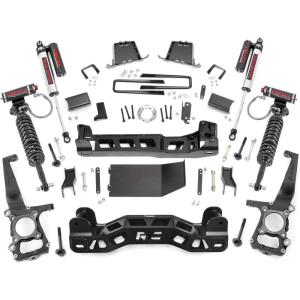imageRough Country 6 Suspension Lift Kit for 20112014 Ford F150 4WD  57530Vertex StrutsVertex Shocks