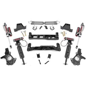 imageRough Country 75 Suspension Lift Kit with N3 StrutsN3 Shocks for Chevy Silverado amp GMC Sierra 1500 20072013 2WDVertex CoiloversVertex Shocks