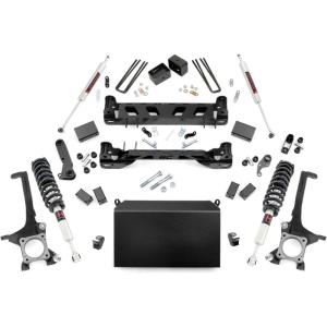imageRough Country 6 Lift Kit wM1 Struts for 20072015 Toyota Tundra 4WD  75440