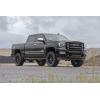imageRough Country Nerf Step Bars for Chevy Silverado amp GMC Sierra 1500 20142018 Crew Cab  Rugged Full Length Nerf Bar with Side Steps BoltOn Install