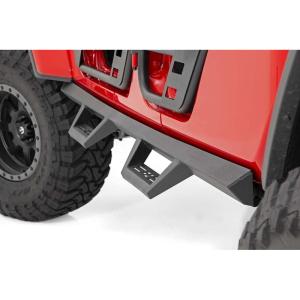 imageRough Country Contoured Drop Steps for Jeep Gladiator JT 20202025  Flush Fit Rails with Side Steps
