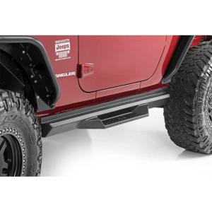 imageRough Country DS2 Drop Steps for 20072018 Jeep Wrangler JK  2Door  SDS071753
