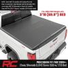 imageRough Country Soft TriFold Tonneau Cover for Chevy Silverado amp GMC Sierra 1500 20192026  WeatherResistant Truck Bed Cover510 Short Bed