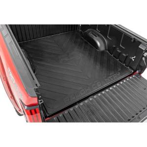 imageRough Country Truck Bed Mat for Toyota Tundra 20222026  Fits 57 Bed TearResistant HeavyDuty Rubber NonSlip Protection
