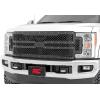 imageRough Country Black Mesh Grille Insert for 20172019 Ford Super Duty  70213