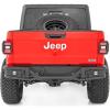 imageRough Country Rear Tubular Bumper with LED Lights for Jeep Gladiator JT 20202025  Includes DRings amp Dual 2 Black Series LED Pods NoDrill Install