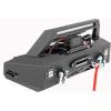 imageRough Country EXO Winch Mount with LED Lights for Ram 2500 20142018  Includes 20 LED Light Bar 2 LED Cube Lights DRings