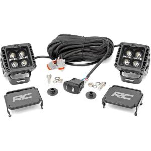 imageRough Country LED Ditch Light Kit for Ford Bronco 202120252 White DRL