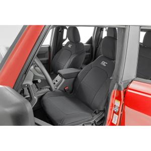 imageRough Country Neoprene Seat Covers for 20212024 Ford Bronco  4Door  91059