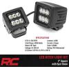 imageRough Country 2 LED Ditch Light Kit for Toyota Land Cruiser 20242025  60W CREE LEDs 4800 Lumens Spot Focus Beam OffRoad amp Trail Lighting2 60W Spot