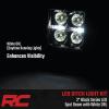 imageRough Country 2 LED Ditch Light Kit for Toyota Land Cruiser 20242025  60W CREE LEDs 4800 Lumens Spot Focus Beam OffRoad amp Trail Lighting2 White DRL