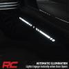 imageRough Country AC2 LED Running Boards for Chevy Silverado amp GMC Sierra 15002500HD3500HD Crew Cab 20192026  Heavy Duty Steel Side Steps with AmberWhite LED Lights
