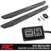 imageRough Country AC2 LED Running Boards for Chevy Silverado amp GMC Sierra 15002500HD3500HD Crew Cab 20192026  Heavy Duty Steel Side Steps with AmberWhite LED Lights